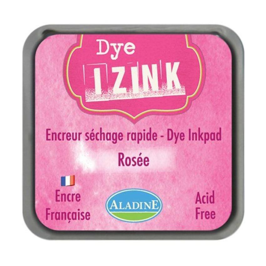 Aladine - Izink Dye Ink Pad "Rose Rosee" Pigment Stempelkissen