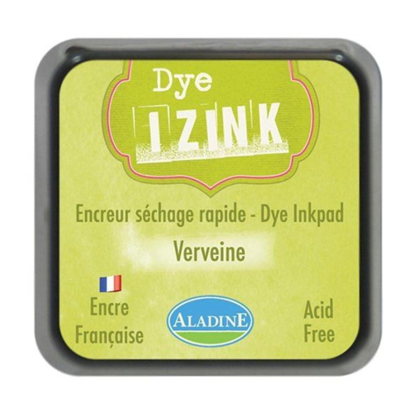 Aladine - Izink Dye Ink Pad "Vert Clair Verveine" Pigment Stempelkissen