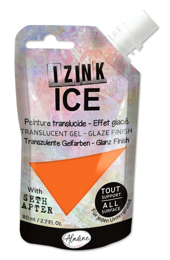 Aladine - Transparente Gelfarbe "Orange" Izink Ice 80ml