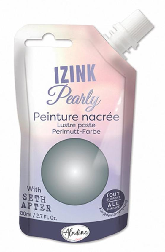 Aladine - Perlmutt Paste "Pewter" Izink Pearly Lustre Paste 80ml