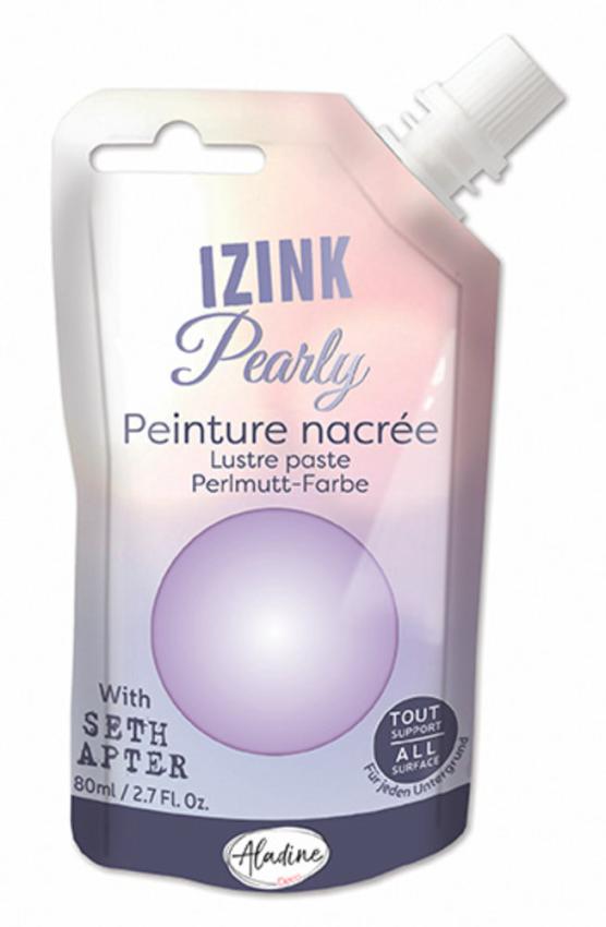 Aladine - Perlmutt Paste "Smokey Lilac" Izink Pearly Lustre Paste 80ml