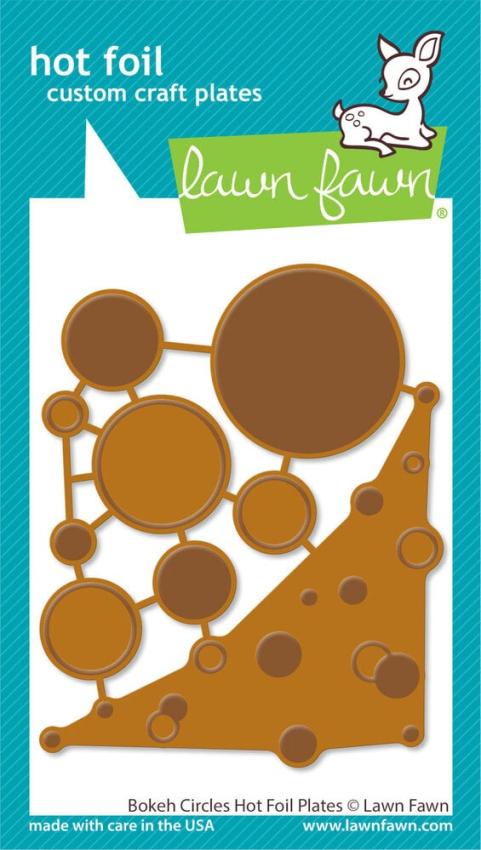 Lawn Fawn - Heißfolienplatte "Bokeh Circles" Hot Foil Plate