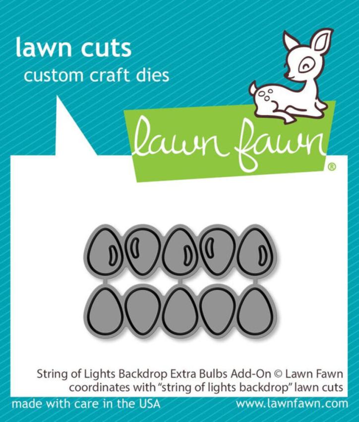 Lawn Fawn - Stanzschablone "String of Lights Backdrop Extra Bulbs" Add-on Die