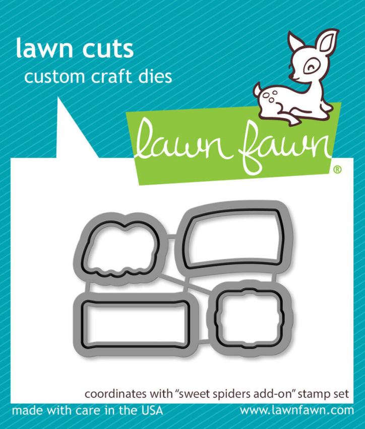 Lawn Fawn - Stanzschablone "Sweet Spiders" Add-on Die