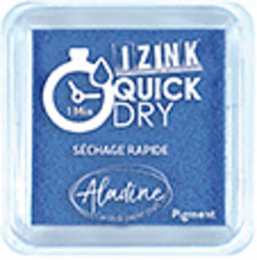 Aladine - Izink Quick Dry Ink Pad "Blue" Pigment Stempelkissen