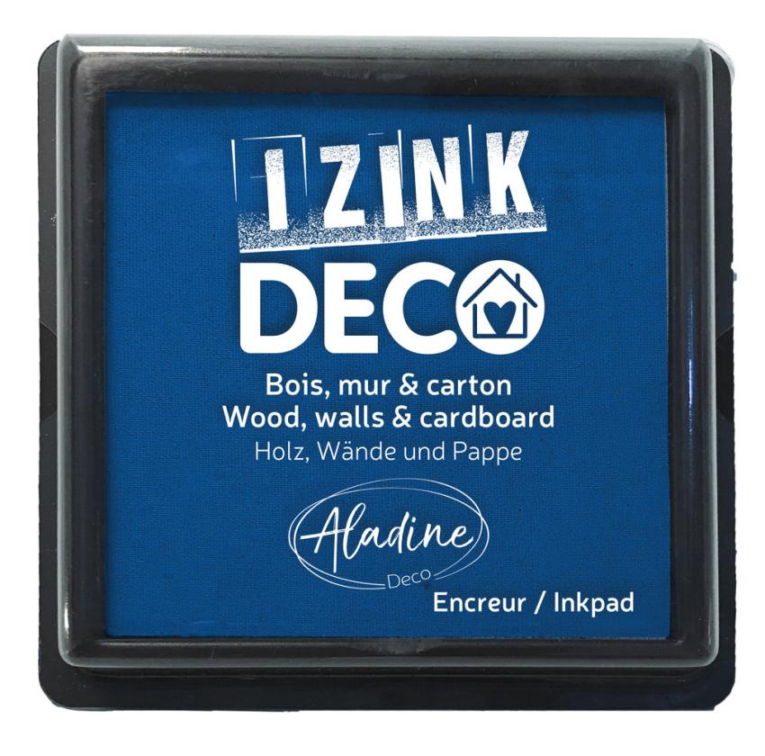 Aladine - Izink Deco Ink Pad "Navy Blue" Pigment Stempelkissen