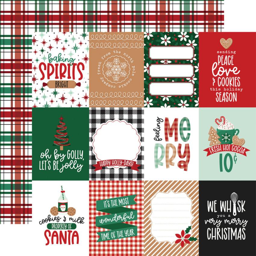 Echo Park - Designpapier "Baking Spirits Bright" Collection Kit 12x12 Inch - 12 Bogen