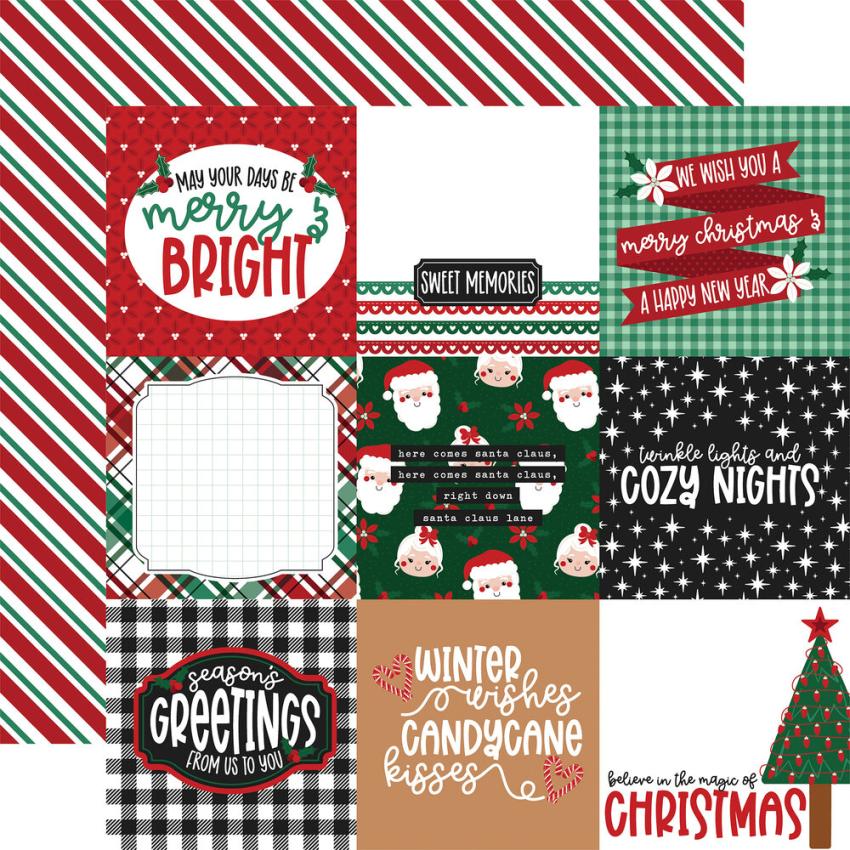 Echo Park - Designpapier "Baking Spirits Bright" Collection Kit 12x12 Inch - 12 Bogen