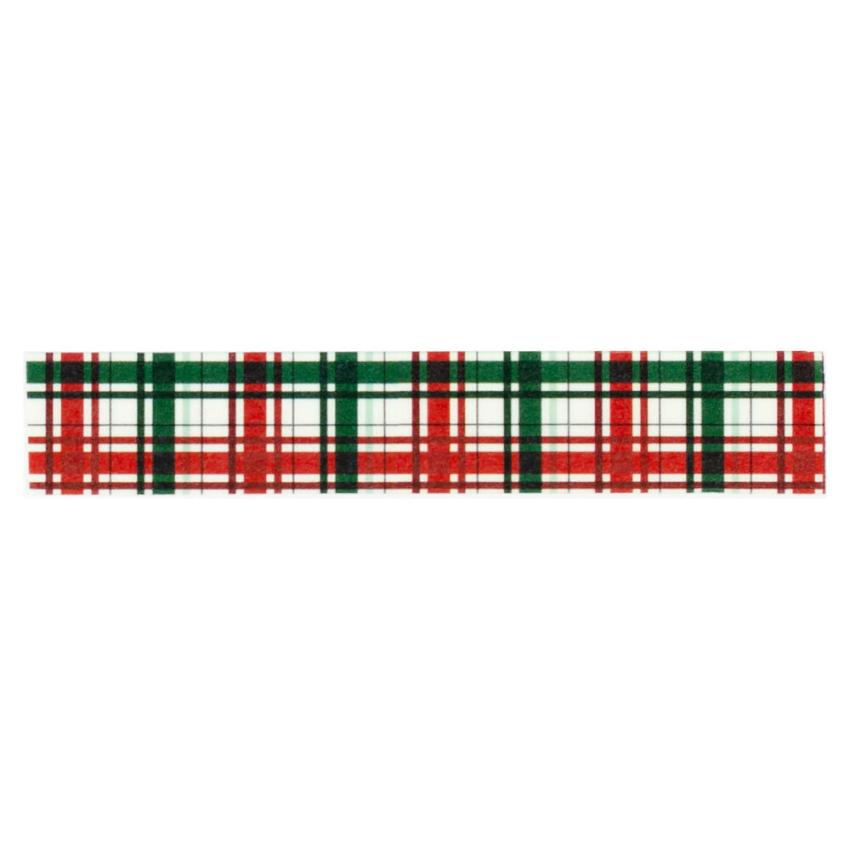 Echo Park - Decorative Tape "Festive Plaid" Washi Tape 