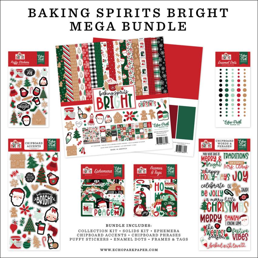 Echo Park - Komplettpaket "Baking Spirits Bright" Mega Bundle