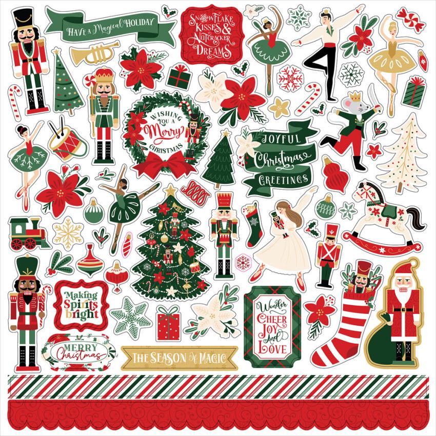 Echo Park - Komplettpaket "Nutcracker Christmas" Mega Bundle