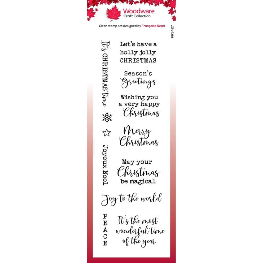 Woodware - Stempelset "Christmas Celebrations" Clear Stamps Design by Francoise Read