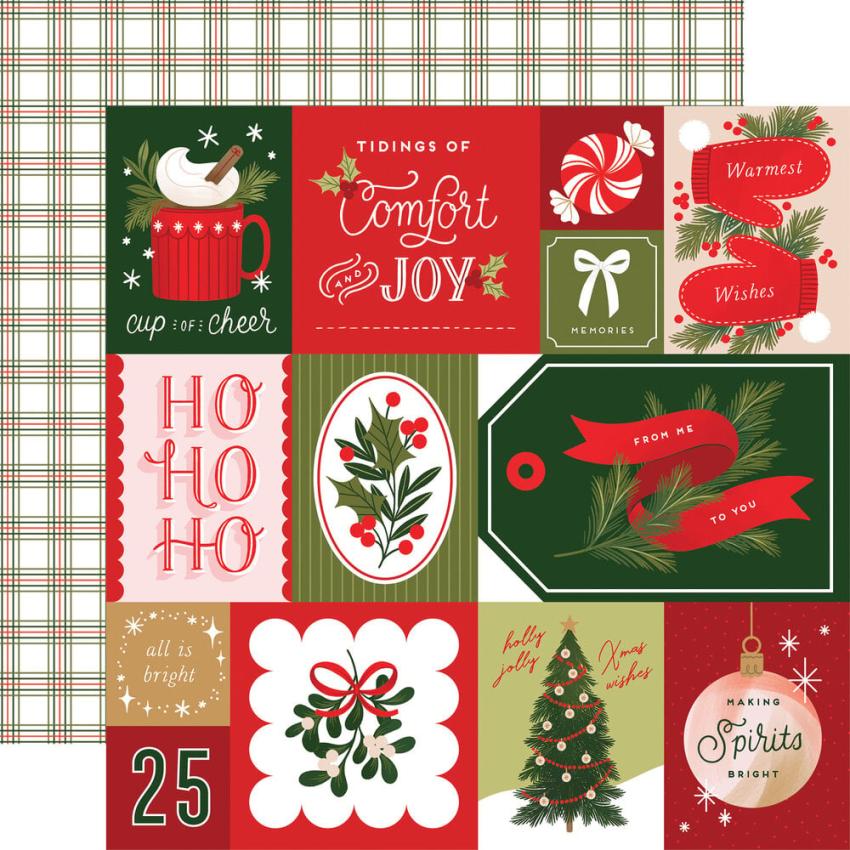 Echo Park - Designpapier "Christmas Joy" Collection Kit 12x12 Inch - 12 Bogen