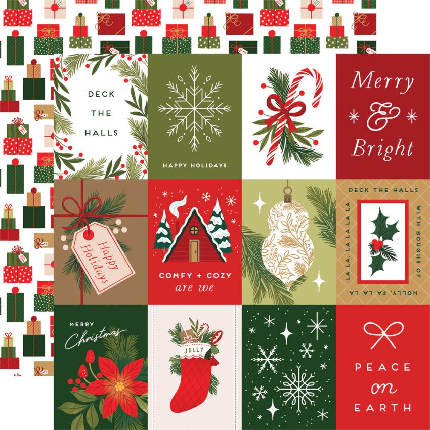 Echo Park - Designpapier "Christmas Joy" Collection Kit 12x12 Inch - 12 Bogen