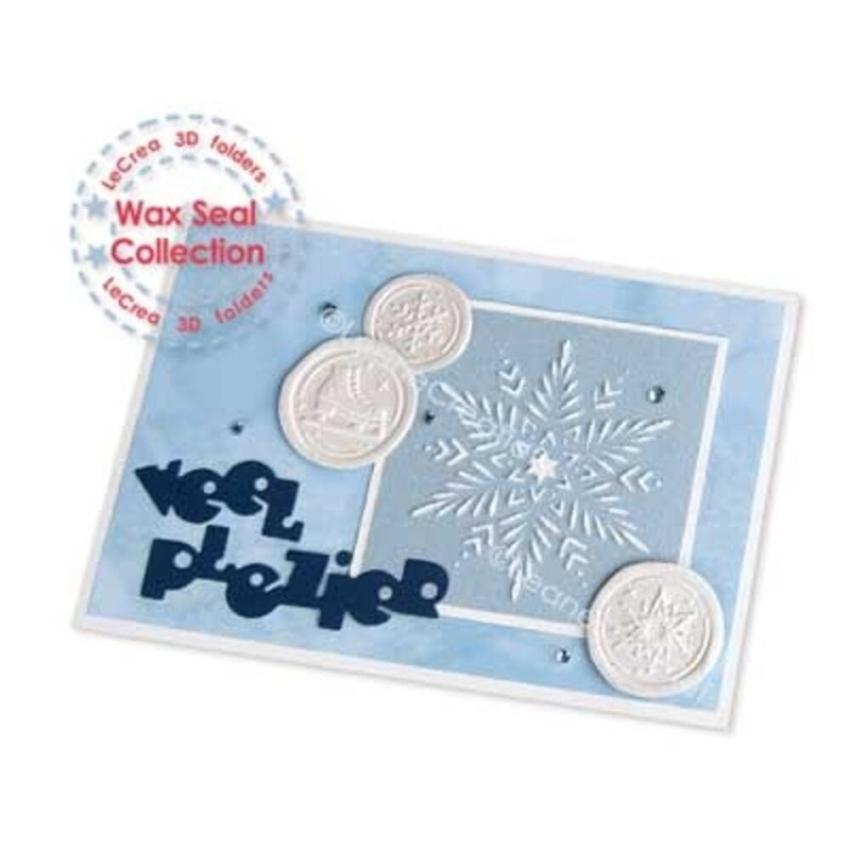 Leane Creatief - Prägefolder "Winter Time" 3D Embossing Folder