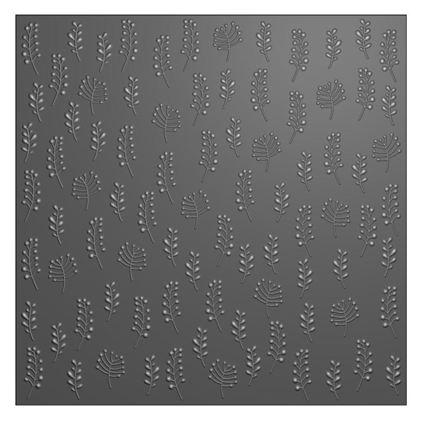 Nellie Snellen - Prägefolder "Leaves" 3D Embossing Folder 