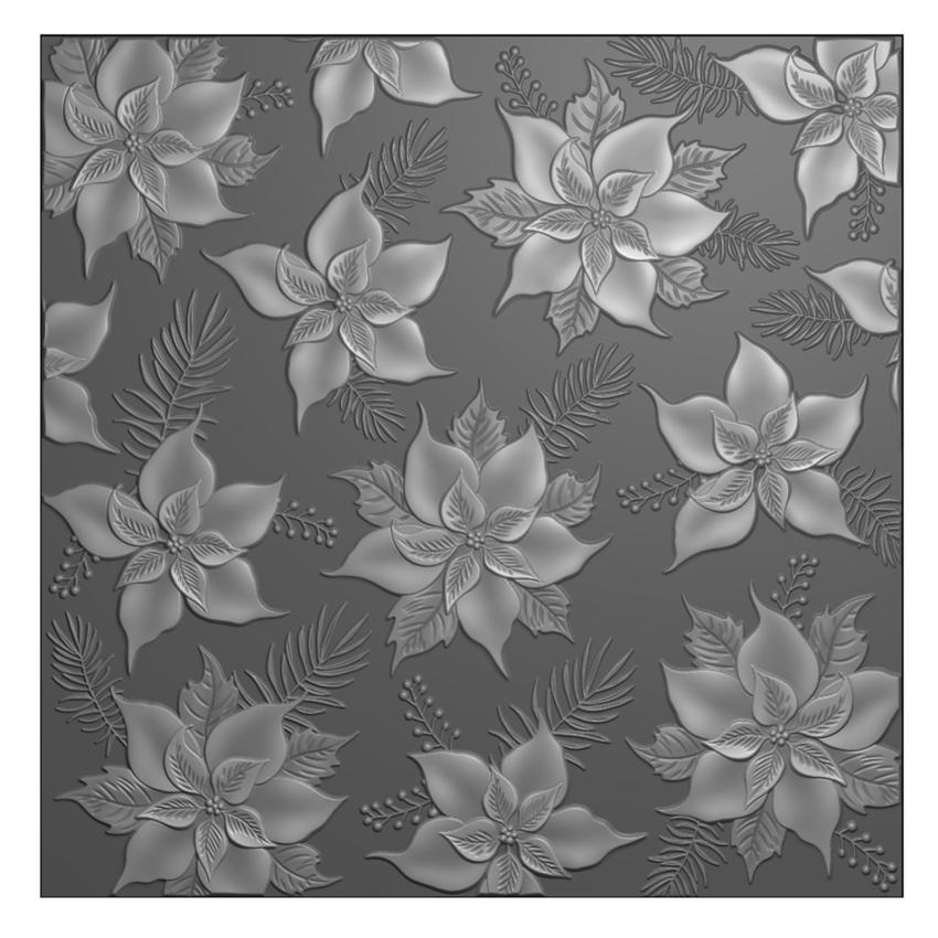 Nellie Snellen - Prägefolder "Poinsettia" 3D Embossing Folder 