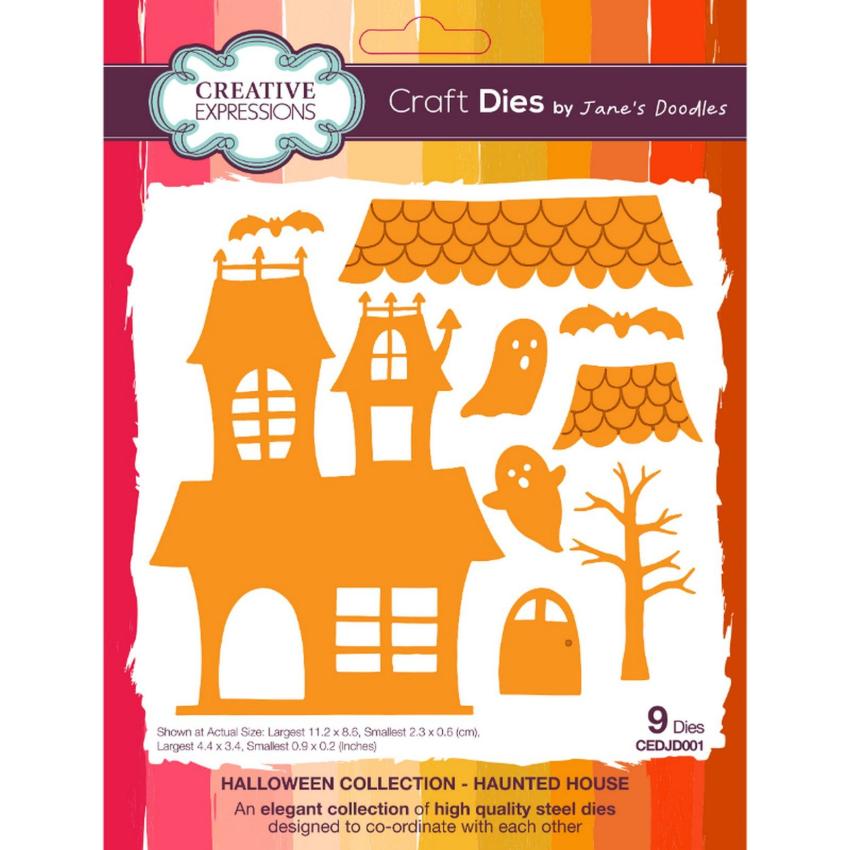 Creative Expressions - Stanzschablone "Haunted House" Craft Dies Design by Jane´s Doodles