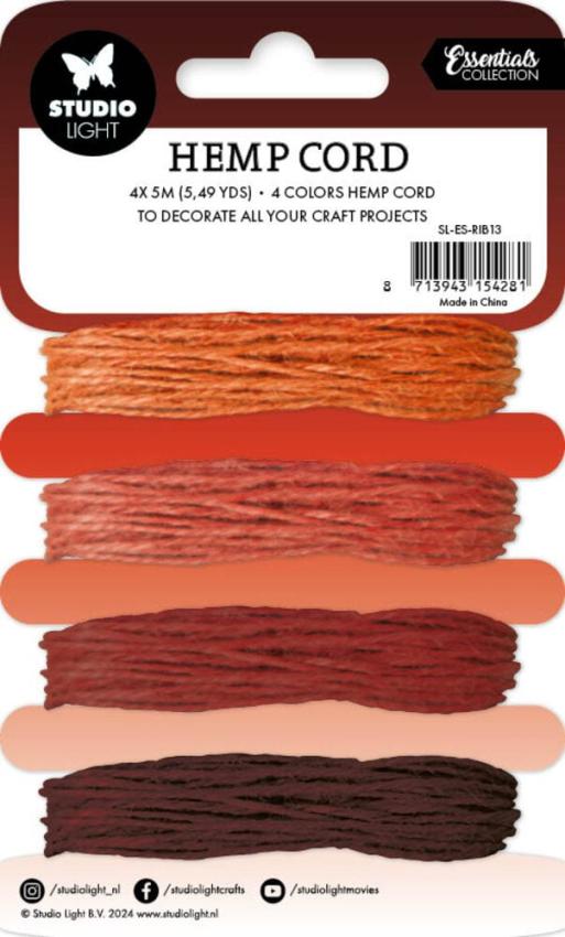 Studio Light - Hemp Cord "Shades Of Orange"