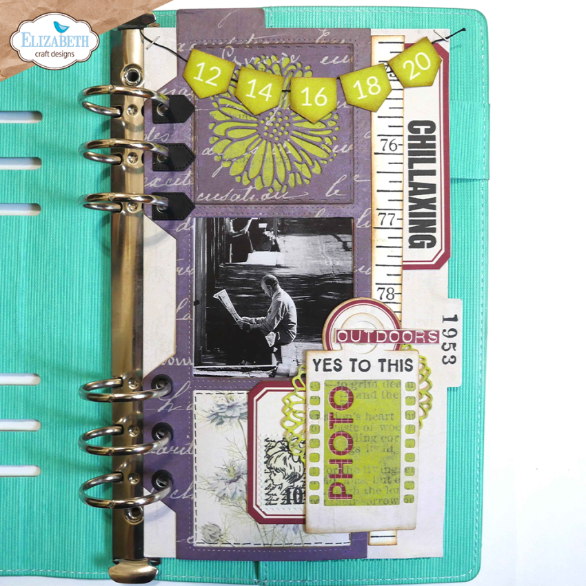 Elizabeth Craft Designs - Stanzschalone "Frame Page with Gerbera's" Dies