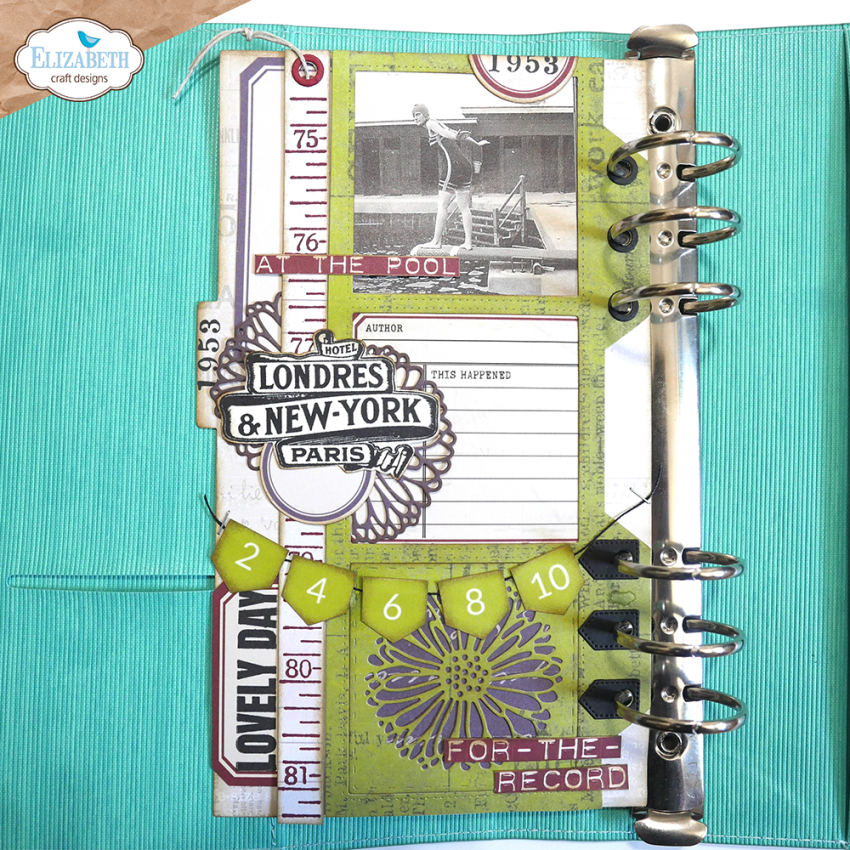 Elizabeth Craft Designs - Stanzschalone "Frame Page with Gerbera's" Dies