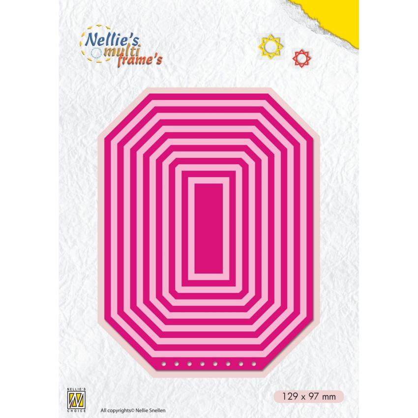 Nellie Snellen - Stanzschablone "Booklet: Rectangle" Multi Frame´s Dies