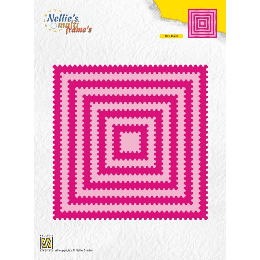 Nellie Snellen - Stanzschablone "Square Waves" Multi Frame´s Dies