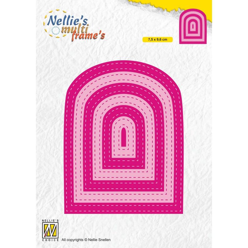 Nellie Snellen - Stanzschablone "Stitched Arch" Multi Frame´s Dies