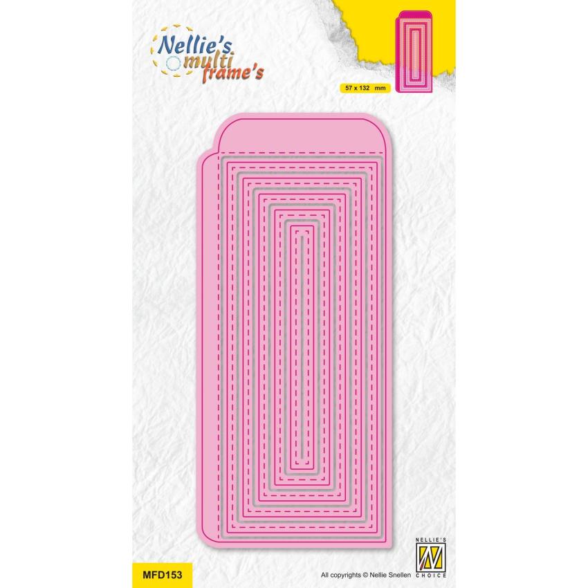 Nellie Snellen - Stanzschablone "Continue Mini Slim-Line Stitchline" Multi Frame´s Dies