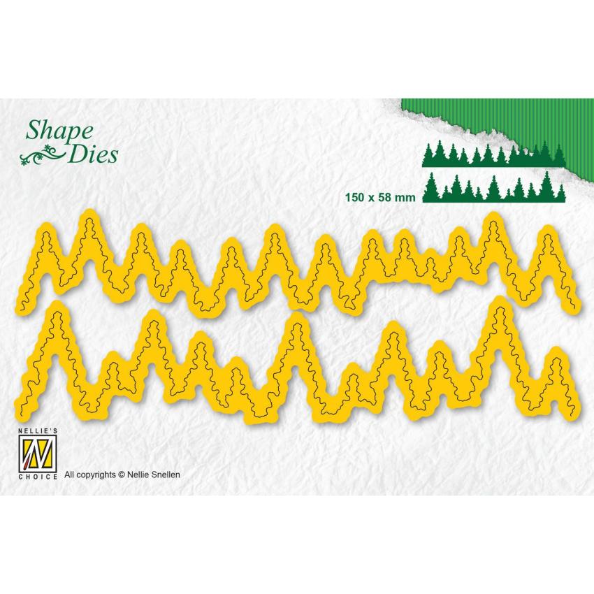 Nellie Snellen - Stanzschablone "Pine-Forest" Shape Dies