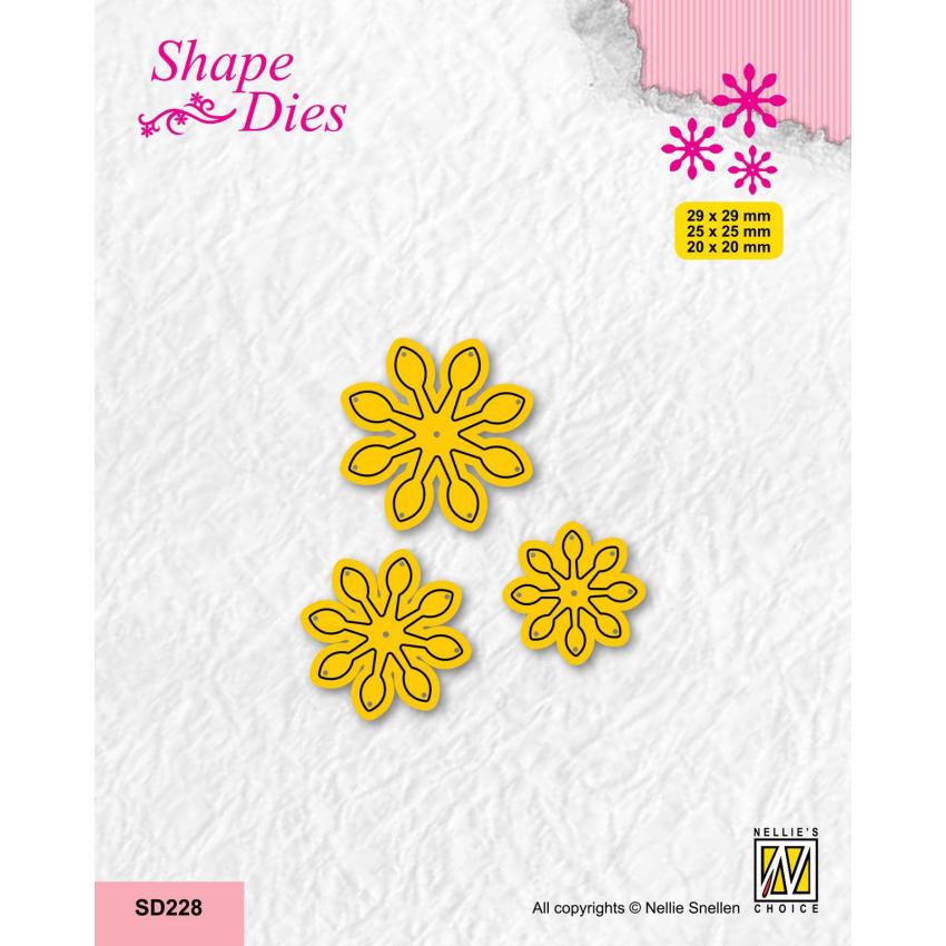 Nellie Snellen - Stanzschablone "Flowers-7" Shape Dies