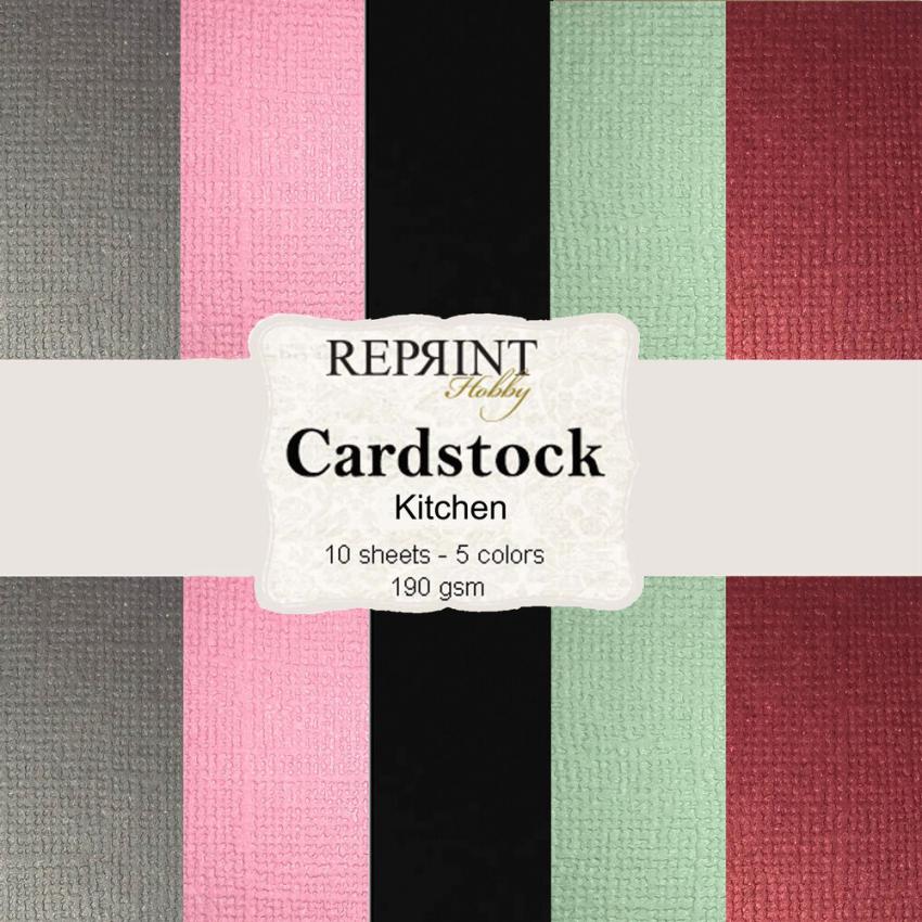 Reprint - Cardstock "Kitchen" 12x12 Inch - 10 Bogen