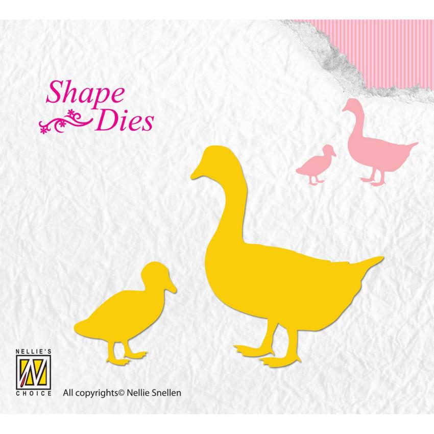 Nellie Snellen - Stanzschablone "Geese" Shape Dies