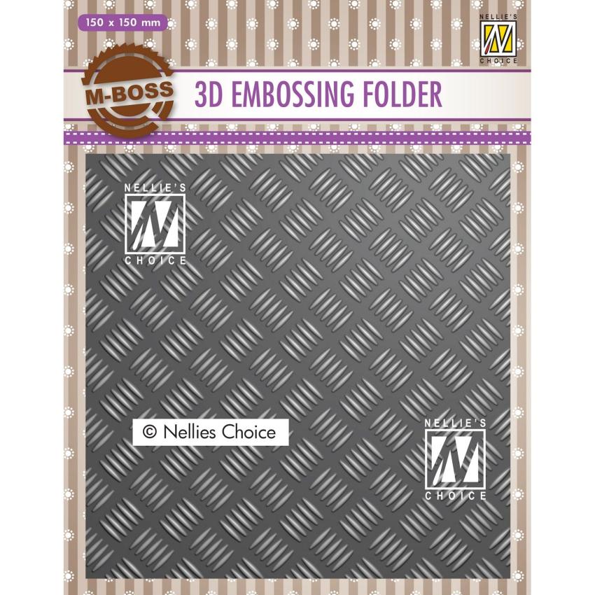 Nellie Snellen - Prägefolder "Backgrounds stripe Pattern-1" 3D Embossing Folder 