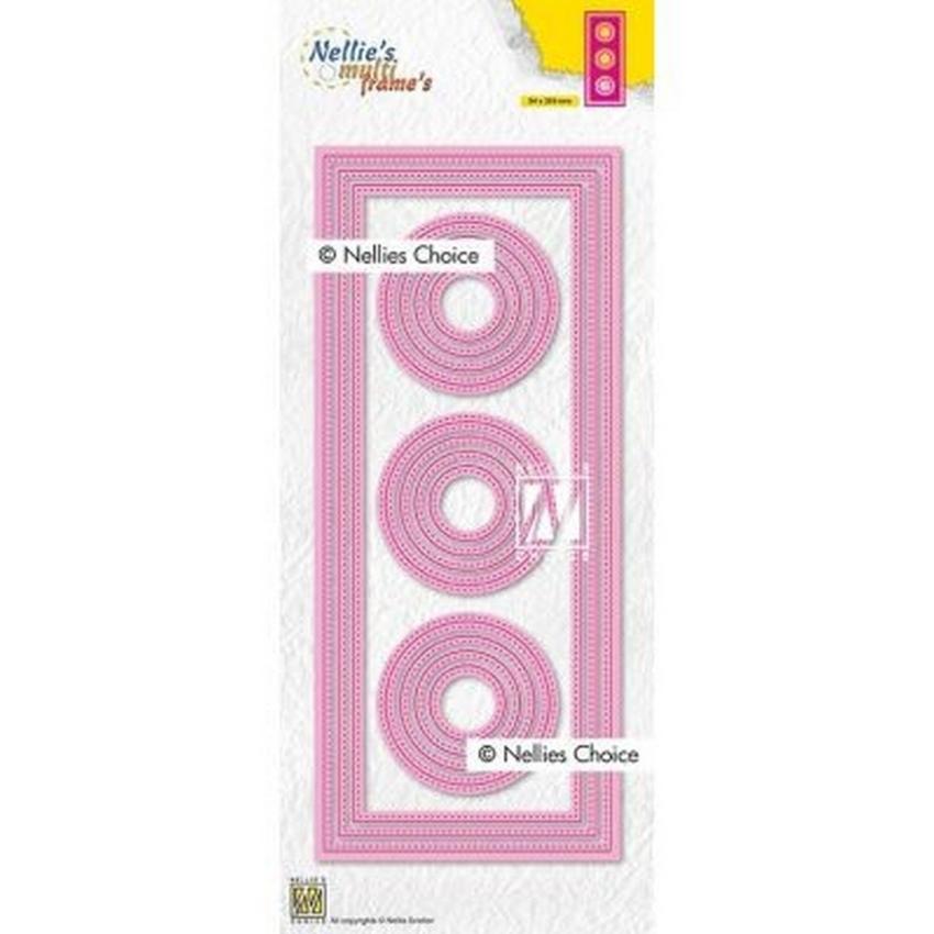 Nellie Snellen - Stanzschablone "Slimlines-Circles" Multi Frame´s Dies