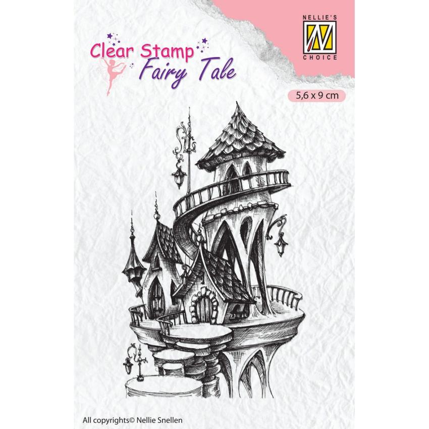 Nellie Snellen - Stempel "Summer Castle" Clear Stamps Fairy Tale