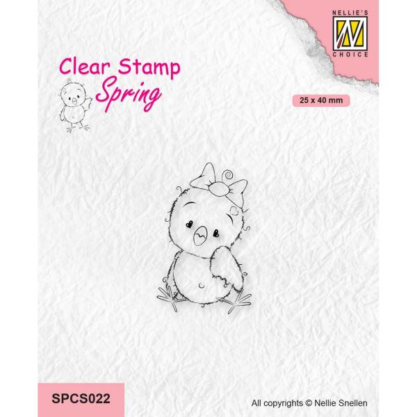 Nellie Snellen - Stempel "Chickies: Beauty" Clear Stamps Spring