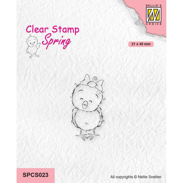 Nellie Snellen - Stempel "Chickies: Happy" Clear Stamps Spring