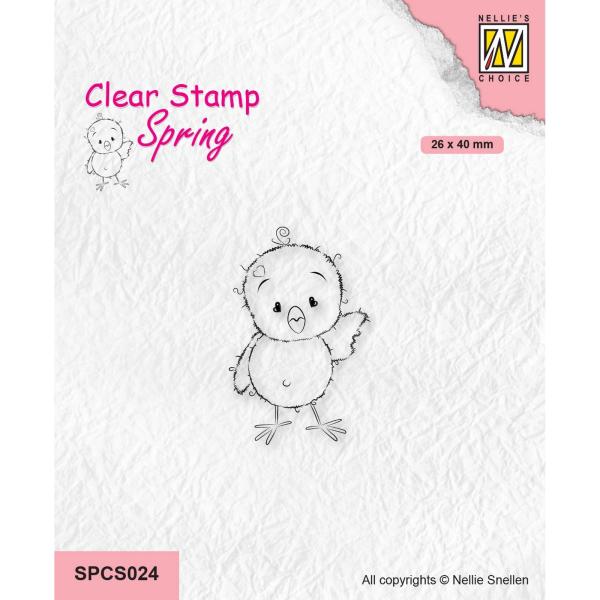 Nellie Snellen - Stempel "Chickies: Hi There" Clear Stamps Spring