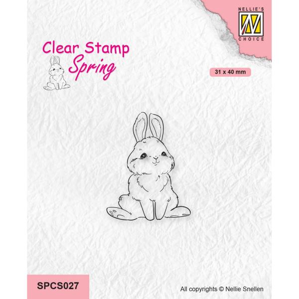 Nellie Snellen - Stempel "Cute Rabbit-2" Clear Stamps Spring