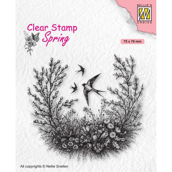 Nellie Snellen - Stempel "Is in The Air" Clear Stamps Spring