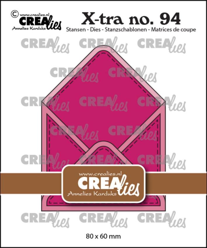 Crealies - Stanzschablone "No. 94 Open Envelope" X-tra Dies