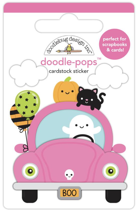 Doodlebug Design - Sticker "Boo Cruise" Doodle-Pops 