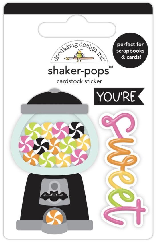 Doodlebug Design - Dimensional-Sticker "Spooky Sweet" Shaker-Pops