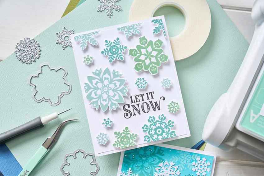 Sizzix - Stempelset "White Christmas" Clear Stamps Design by Catherine Pooler