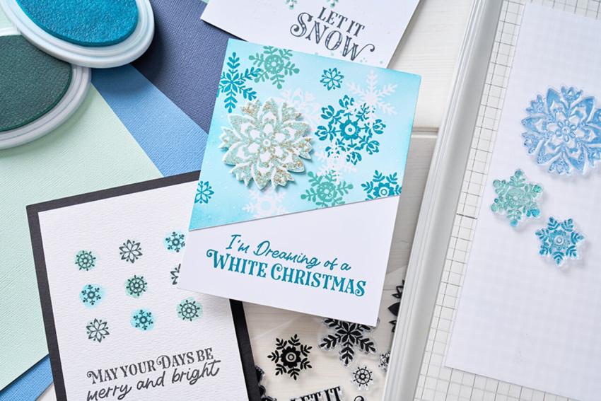 Sizzix - Stempelset "White Christmas" Clear Stamps Design by Catherine Pooler