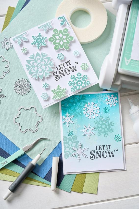 Sizzix - Stempelset "White Christmas" Clear Stamps Design by Catherine Pooler