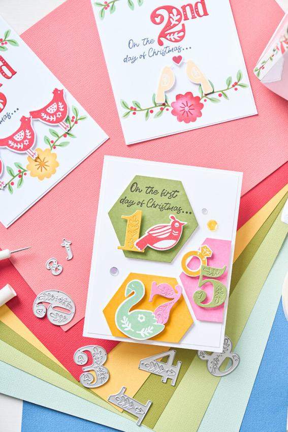 Sizzix - Stanzschablone "Folk Numbers" Thinlits Craft Dies by Catherine Pooler