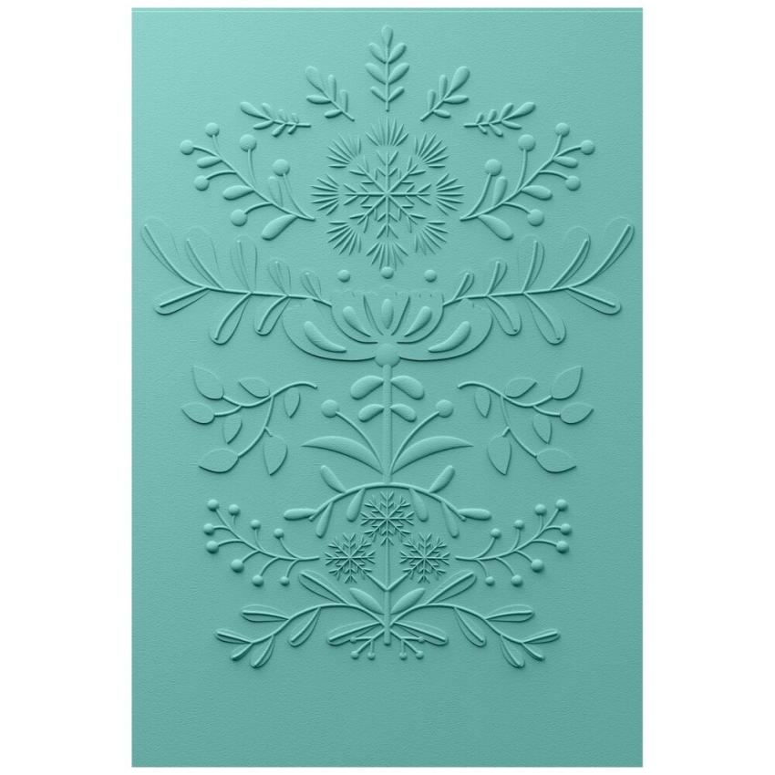 Sizzix - 3D Prägefolder "Yuletide" Embossing Folder Design by Catherine Pooler