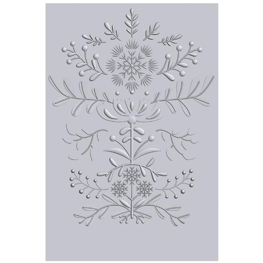 Sizzix - 3D Prägefolder "Yuletide" Embossing Folder Design by Catherine Pooler